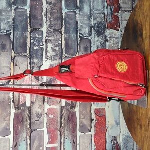 Rip-Stop Nylon Sling Pack Crossbody Bag
